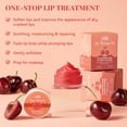 thumbnail image 3 of ANAiRUi Cherry Lip Scrub & Lip Mask Set, Vitamin E, Lip Scrub For Women, Lip Scrubber Exfoliator, Hydrating Lip Mask Overnight, Sugar Scrub for Dry Chapped Lips, Lip Care Set for Women, 3 of 12