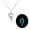 Blue, variant on Luminous Wolf Pendant Necklace Jewelry Handmade Necklace for Women Men