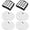 2 Filters and 4 Foam, variant on AZ2002 Vacuum Filter Replacement Parts for Shark Vertex Duoclean Upringht Vacuum AZ2000 AZ2000W AZ2002, Compare to Part XHFAZ2000, XFFKAZ2000, 3 Filters and 6 Foam and Felt Filter.