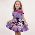 thumbnail image 1 of Nouvel Été Kuromi & Hello Kitty Robe Print Parti Robes Enfants Filles Cadeaux d'Anniversaire Enfants Robe Fille Vêtements de Mode FGS, 1 of 7