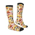 thumbnail image 3 of Balery Cars Printed Novelty Socks Men's Women's Crew Socks Sports Socks Knee High Socks Cotton Socks Quirky and Cool Socks, 3 of 9
