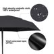 thumbnail image 3 of ESUFEIR Paraguas de viaje para el sol y la lluvia con funda, paraguas compacto para el sol y la lluvia, ligero y port&aacute;til, paraguas a prueba de viento con protecci&oacute;n UV para muje, 3 of 9