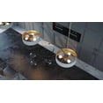 thumbnail image 3 of AFX  Celine Pendant Satin Brass/White, Gold - 18", 3 of 7