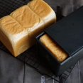 thumbnail image 2 of Stainless Steel Rectangle Toast Pan Loaf Pan With Lid Baking Bread Cake Non-stick Toast, 2 of 4