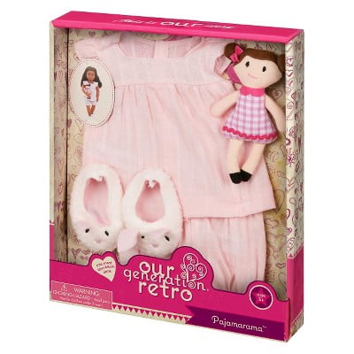 Our Generation Pajamarama with Plush Pajama Outfit for 18" Dolls