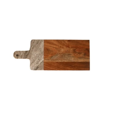 Better Homes & Gardens Natural Acacia Wood and Marble Charcuterie Board, One Size