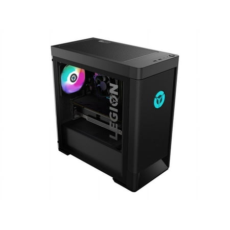 Lenovo - Legion Tower 5 AMD Gaming Desktop - AMD Ryzen 7-5700G - 16GB RAM - NVIDIA GeForce GTX 1660 Super - 256GB SSD + 1TB HDD - Raven Black