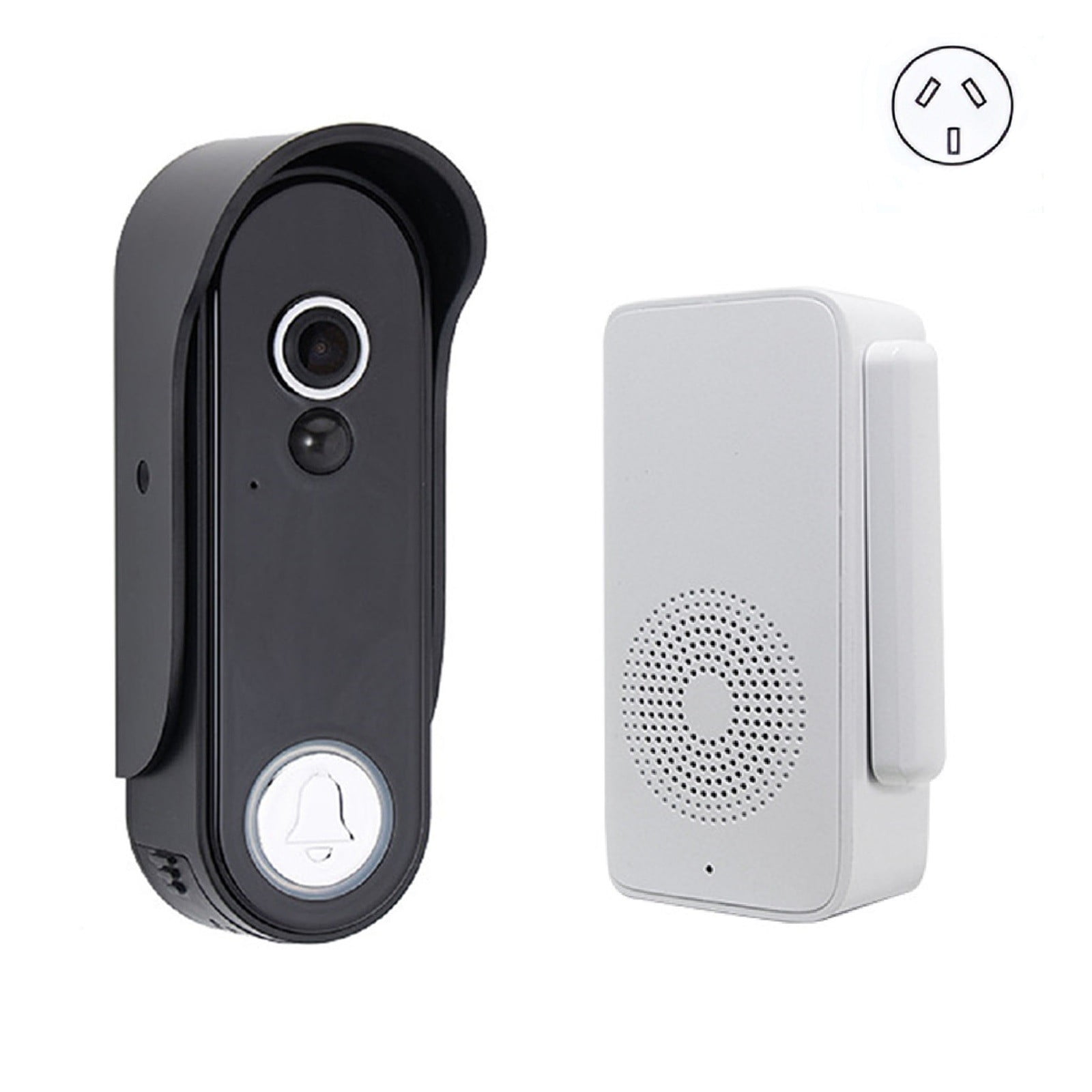 HD Wireless Video Doorbell with Camera, Smart Doorbell with Battery, 2