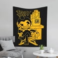 thumbnail image 2 of Bendy And The Ink Machine Tapestry Anime Poster Wall Hanging Art Decor For Living Room Bedroom Dorm Apartments Party Supplies Gifts 60x80 Inch, 2 of 7