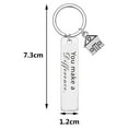 thumbnail image 5 of You Make A Difference Keychain Stainless Steel Laser Engraved House Pendant Keyring Thank You Gifts, 5 of 5