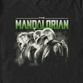 thumbnail image 2 of Men's Star Wars: The Mandalorian Black and White Helmets Line Up Graphic Tee Black 3X Large, 2 of 5