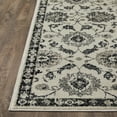 thumbnail image 6 of Loomaknoti Celena Ashbil 4' x 6' Ivory Floral Indoor Area Rug, 6 of 9