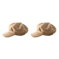thumbnail image 1 of Minnieouse Gorras con visera Retro moda cálida boina de lana sombreros octogonales fácil de combinar diseño de visera a prueba de viento para fiesta Type2 NO2 Minnieouse CBP221411, 1 of 5