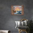 thumbnail image 2 of Nautical Lighthouse Wall Art Coastal Ocean Lighthouse Pictures Wall Decor Inspirational Canvas Print Vintage Painting Framed Modern Home Artwork For Bathroom Bedroom Kitchen Office 16"x12", 2 of 6