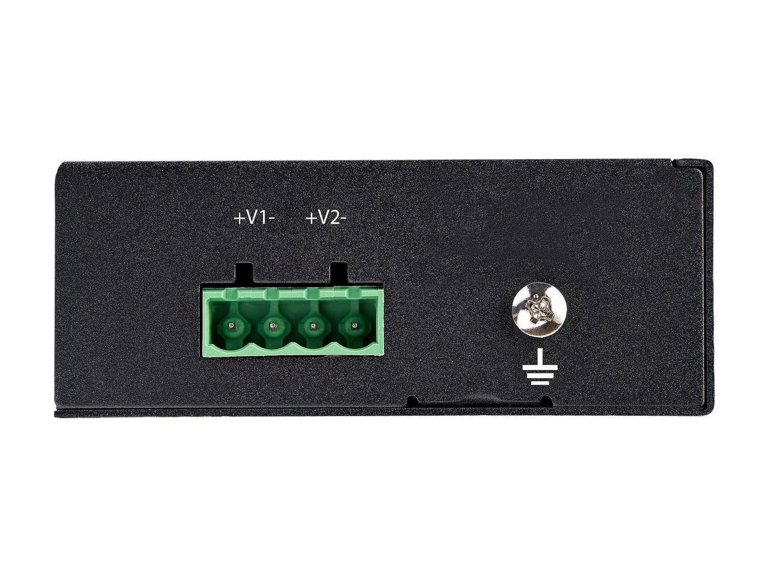 Startech.com Industrial Gigabit Ethernet Poe Injector, 30w 802.3at Poe+ Midspan 48v-56vdc Din Rail Over Ethernet Injector Adapter, -40c To +75c Cameras/sensors/wifi Access, 30w Poe - Midspan Poe