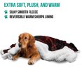 thumbnail image 2 of PetAmi Dog Blanket for Bed, XL Pet Blanket Large Dogs, Fleece Furniture Couch Cover Protector Sofa Car Crate Kennel, Soft Sherpa Cat Throw Plush Reversible Washable, Twin 60x80 Plaid Red, 2 of 7