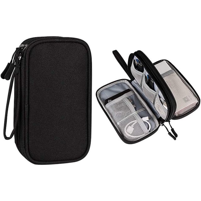 Caja del banco de energía Bolsa organizadora de accesorios electrónicos Bolsa organizadora de cables Caja de unidad flash USB Caja de disco duro externo JFHHH pequeña