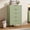 Matt Gray Green, variant on Accreate Tall Modern 5-Drawer Fluted Dresser – Deep Drawer Wooden Organizer with Wide Top for Hallway, Kids Room, Living Room