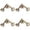 Bronze 4PCS, variant on Key Lock Puzzle Vintage Classic Metal Brain Teaser IQ Test Toys For Adults Kids