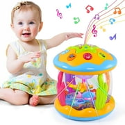 SAYLITA Baby Toys 6 to 12 Months Babies Ocean Rotating Light Up Infant Toys 12-18 Months Musical Toys for 1 Year Old Boys Gifts Early Educational Toys for Toddlers 1-3 Birthday Christmas Gifts