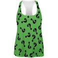 thumbnail image 1 of Halloween Riddle Me This Costume All Over Womens Racerback Tank Top, 1 of 1