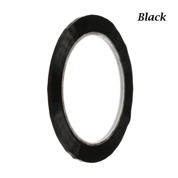 1 Pcs Adhesive Multicolor 5S No Trace Office Supplies Marking Tape Whiteboard Warning Line Desktop Positioning Tape Drawing Grid BLACK