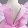 thumbnail image 4 of Baby Girls 3D Flower Dress Bowknot Pageant Party Wedding Birthday Gown, 12M-5T, 4 of 7