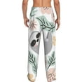 thumbnail image 3 of Disketp Cute Cartoon Sloth Men'S Pajama Pants - Ultra Soft Fleece Sleep And Lounge Pants (Size: S-Xxl), 3 of 9