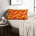 thumbnail image 7 of Binfone Vintage maple leaves autumn Standard Size Pillowcase, Long Staple Pure Cotton Envelope Closure Pillow Cover (Pillow core not included),20"x30", 7 of 7