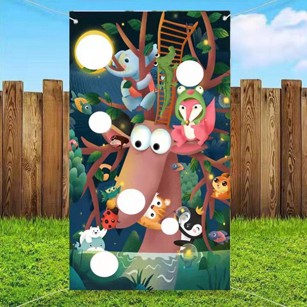 Juego de bolsas de frijol para niños y adultos, juguete seguro para lanzar bolsas al aire libre, fiesta de Navidad, juegos de carnaval, regalo