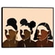thumbnail image 1 of Cuadros Decorativos Hermanas 2 con marco Jr lienzo 100% poliéster, 1 of 4