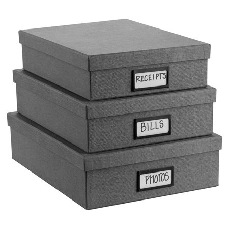 7-piece european office organizer collection, gray