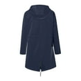 thumbnail image 3 of Decodeary Veste à Capuche Douce pour Femme Imperméable Manteau de Pluie Extérieur Vert S, 3 of 4