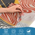thumbnail image 5 of Yayeee Kitchen Curtains Tier Set of 2 Light Filtering 57"x24" Over Sink Window Panels, Striped Boat, 5 of 7