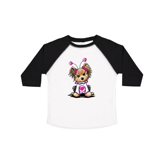 Inktastic Love Bug Yorkie Boys or Girls Toddler T-Shirt