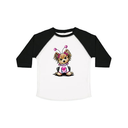 

Inktastic Love Bug Yorkie Gift Toddler Boy or Toddler Girl T-Shirt
