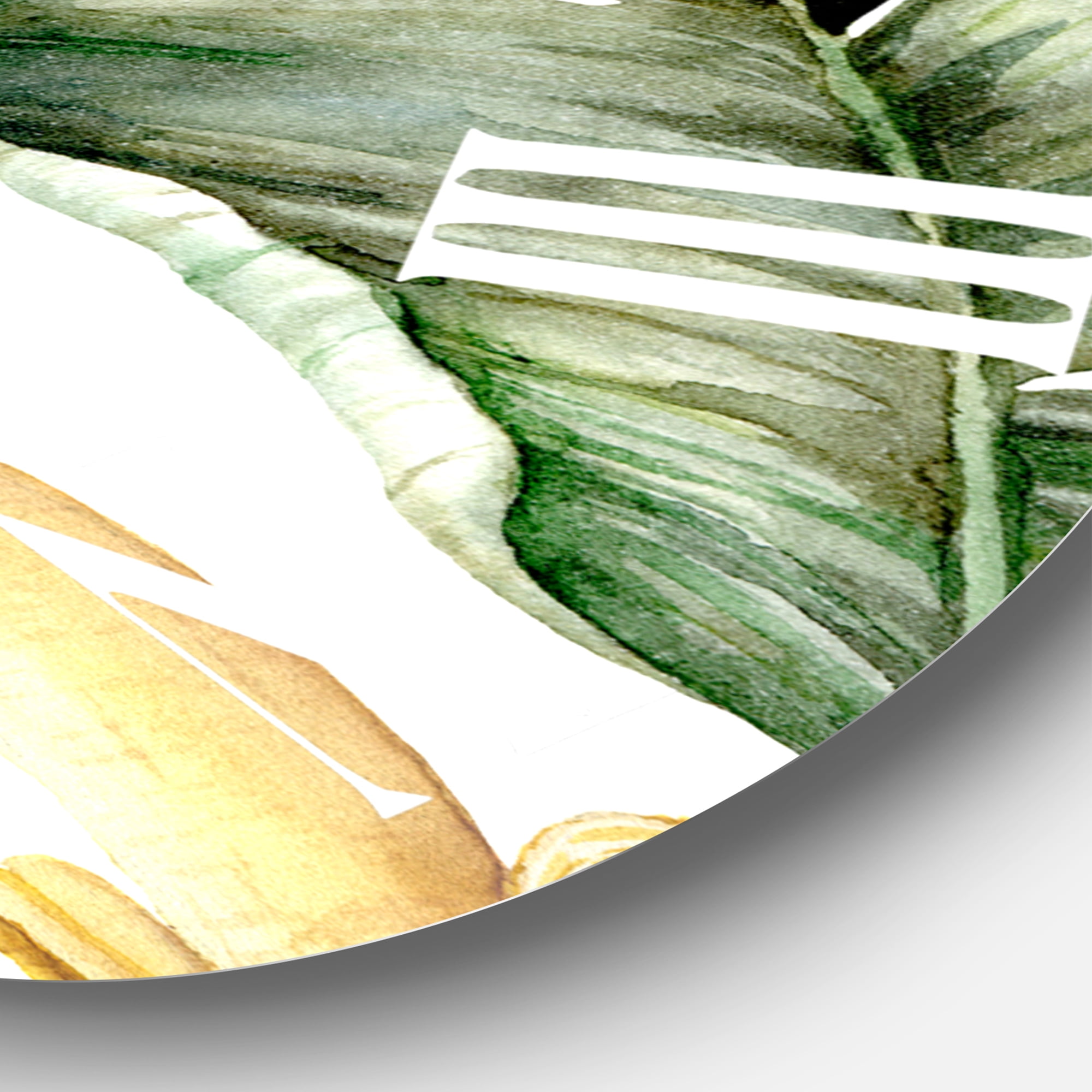 Designart 1 in Coastal Wall Clock