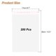 thumbnail image 2 of Uxcell 200Pcs 10"x7" Bolsas de golosinas resellables transparentes con bloqueo de vapor, 2 of 7