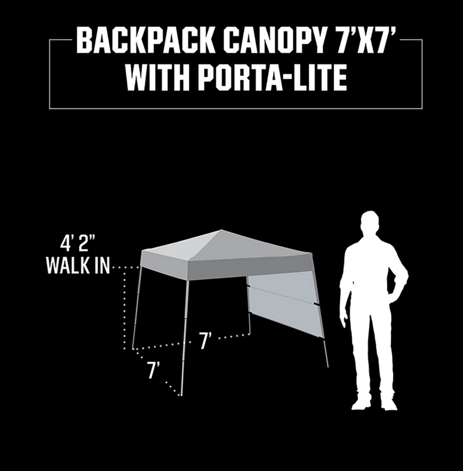 Quest Q36 6'x6' Backpack Canopy - image 3 of 3