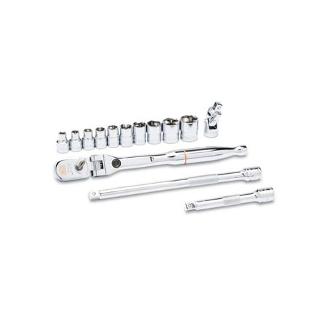

Gearwrench 1/4 Drive Ratchet And Sae Socket Mechanics Tool Set 14Pc