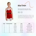 thumbnail image 7 of YiZYiF Kids Girls Christmas Dance Bodysuit Mrs Santa Claus Ballet Dance Leotard Xmas Party Dress Up Red 8, 7 of 7