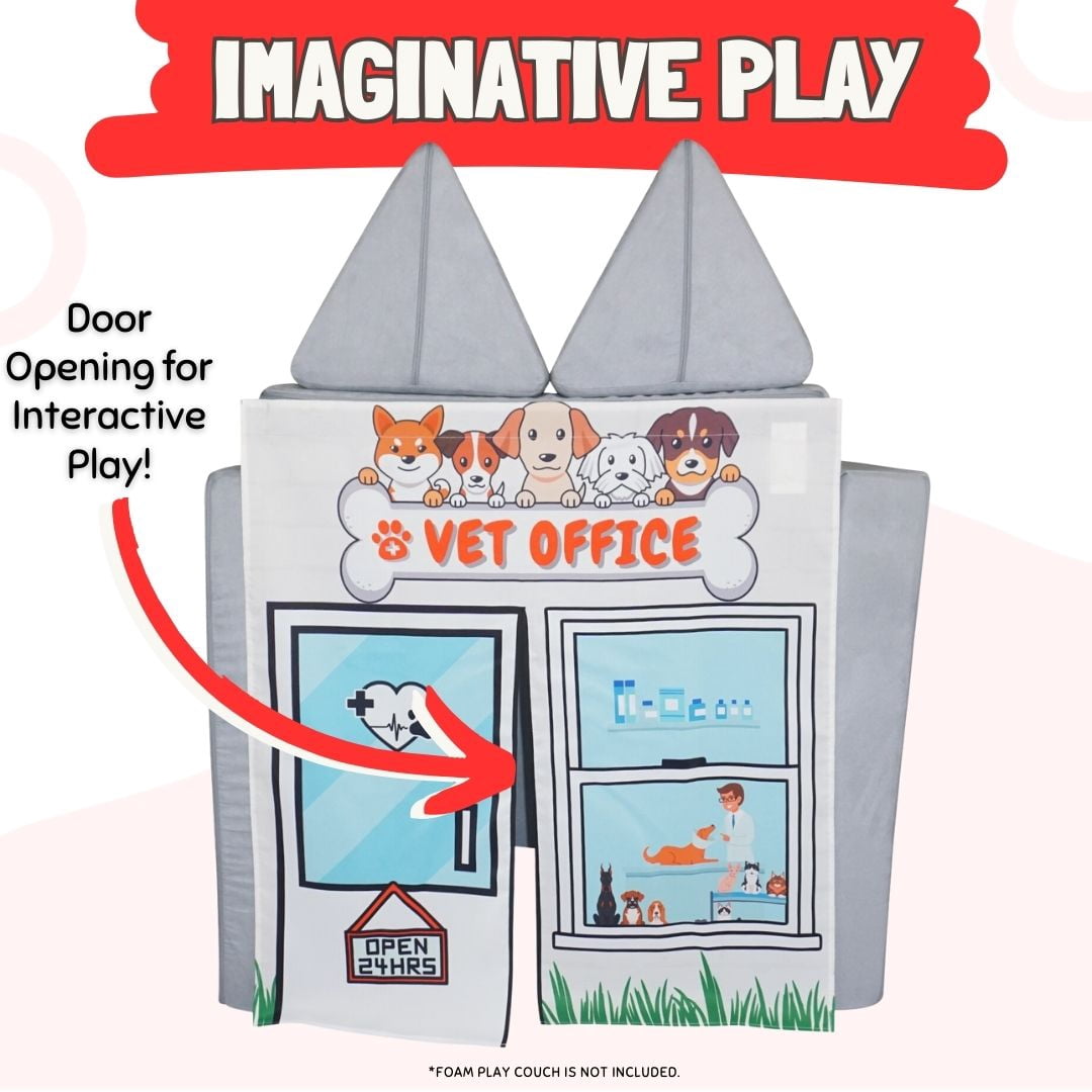 "The Shops" 3-Pack Play Panels for Kids Foam Play Couch