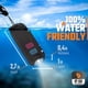 thumbnail image 5 of Llavero de alarma personal de autodefensa para mujeres - USB recargable impermeable 130 dB botón de seguridad de pánico Silbato de sirena con luz led - (negro), 5 of 9