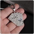 thumbnail image 4 of Collar con colgante con etiqueta para perro, póker, cartas, discoteca, Bar, DJ, Hip Hop ER, 4 of 5