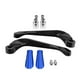 thumbnail image 1 of 1 par de palancas de embrague de freno de motocicleta de fibra de carbono Protector protector del manillar (azul), 1 of 5