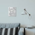 thumbnail image 3 of Stupell Industries Faith Hope Home Family Inspirational Word On Wood Texture Design Wall Plaque Art by Lettered and Lined, 3 of 3