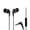 Black, variant on Panasonic RP-TCM125-Wpt Casual Listening Built-in Microphone In-Ear Headphone Type Headphones, Earpads (S/M/L), White 1 Pack