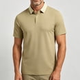 thumbnail image 7 of Rrxhxhs Golf Shirts for Men Summer Fashion Contrast Collared 2-Button Short Sleeve Leisure Thin Ice Silk Business Casual Tops,2XL, 7 of 7