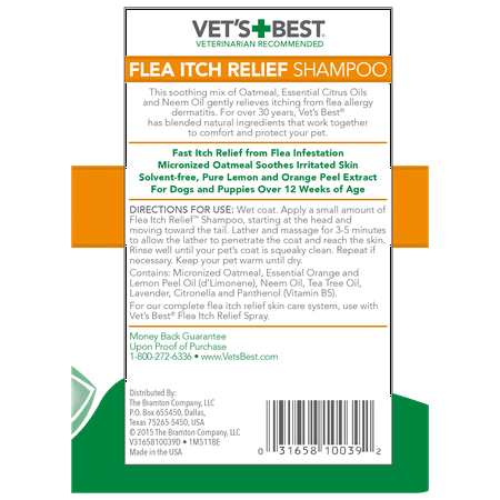 Vet's Best Flea Itch Relief Dog Shampoo