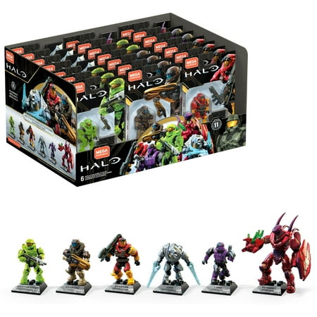 Photo 1 of Mega Construx Halo Heroes Micro Action Figures Assortment DKW59, Building Toys for Kids